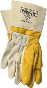 Knox-Fit 679 Heavy Duty Ironworkers Gloves MADE IN USA (Long Cuff)