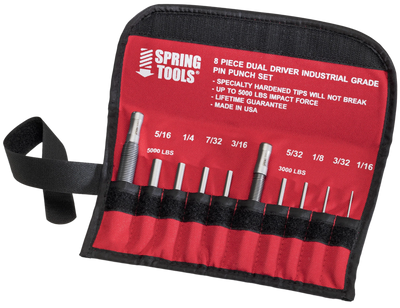 Spring Tools IPPS20 - Industrial Pin Punch Set - Steel Tips