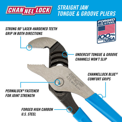 ChannelLock 426 - 6.5 inch Tongue and Groove Plier