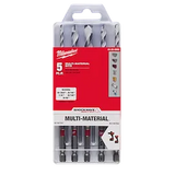 Milwaukee 48-20-8898 5 PC SHOCKWAVE™ Impact Duty Carbide Multi-Material Drill Bit Set