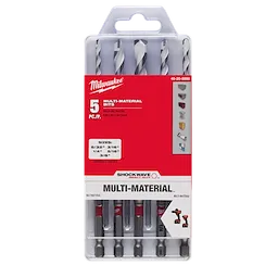 Milwaukee 48-20-8898 5 PC SHOCKWAVE™ Impact Duty Carbide Multi-Material Drill Bit Set