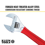 Klein D507-12 12" Adjustable Wrench Extra-Capacity
