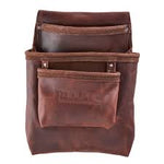 TOOlPRO TP70583  3 Pocket Nail Pouch - Oil Tanned