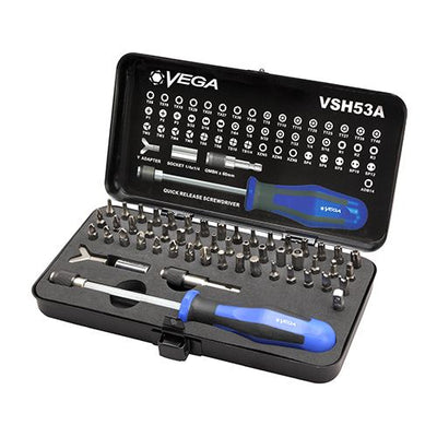 Vega Industries VSH53A 53 PC Bit & Hand Driver Set
