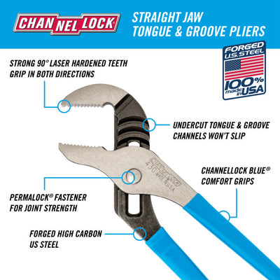 ChannelLock 430 - 10 inch Tongue and Groove Plier