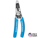 K12065CR Klein-Kurve® Heavy-Duty Wire Stripper / Cutter / Crimper Multi Tool, 8-20 AWG