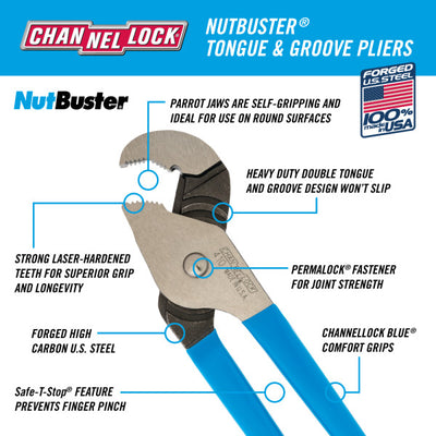ChannelLock 410 - 9.5 inch NUTBUSTER
