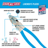 ChannelLock 369 - 9 inch Linemen's Plier - High Leverage