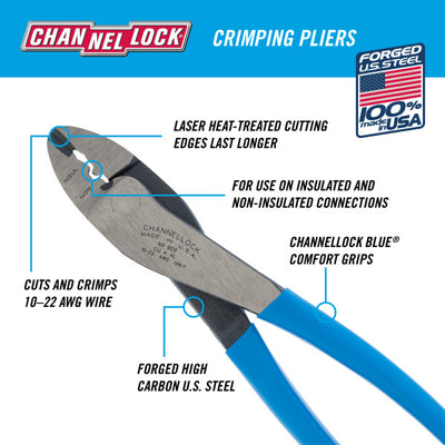 ChannelLock 909 9.5" Crimping Plier