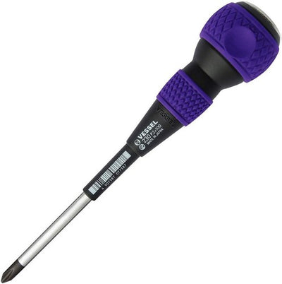 VESSEL 230P2100 BALL GRIP Tang-Thru Screwdriver No.230, Japan