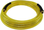 Coilhose Pneumatics PFE41004TY Flexeel Hose, 1/4" x 100', 1/4" MPT Reusable Strain Relief Fittings, Transparent Yellow