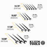 KLEIN 3212TT SPUD WRENCH Bolt Size 3/4 Inch For US Heavy Nut And Opening Size 1-1/4 Inch with Hole