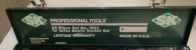 Sk Tool 1823 24 Piece 3/8′ Drive Metric 6pt Socket Set. Made in USA Reviews
