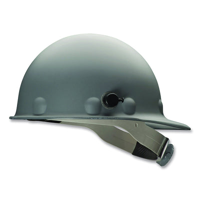 Fibre- Metal P2AQRW09A000 Roughneck P2 Hard Cap, 8 Point Ratchet, Quick-Lok, P2A, Gray