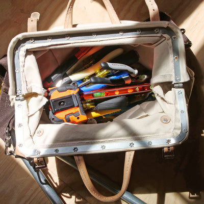 Klein 5102-16SP 16'' Deluxe Canvas Tool Bag With Detachable Shoulder Strap