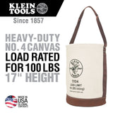 Klein 5104 Leather-Bottom Bucket
