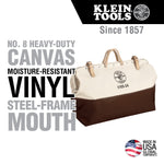 Klein 5105-24 24" High-Bottom Canvas Tool Bag