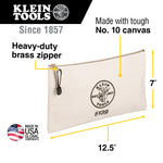 Klein 5139 Canvas Zipper Bag
