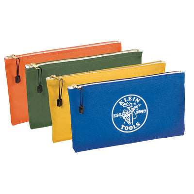 Klein 5140 Zipper Bags-Canvas, 4-Pack