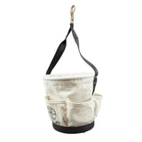 Klein 5171PS Heavy-Duty Tapered-Wall Bucket - 4 Outside Pockets