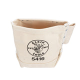 KLEIN TOOLS 5416 Canvas Bolt Bags with Bull-Pin Loop On Each Side( Black Loops-Back Side)