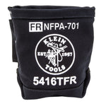 KLEIN TOOLS 5416TFR Flame-Retardant Black Canvas Bolt Bags - Tunnel Loop