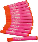 Dixon 526 Lumber Crayons- Fluorescent Pink Color 12 Pcs.