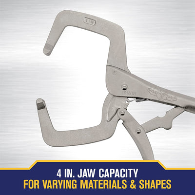 VISE-GRIP 11R Locking C-Clamps with Regular Tips: Size 11"