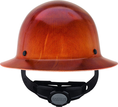 Heavy Duty MSA 475407 Skullgard Protective Hat Fiberglass Full Brim Style