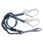 FallTech 8259Y3L 6' Internal Energy Absorbing Lanyard, Double-leg with Choke-loop