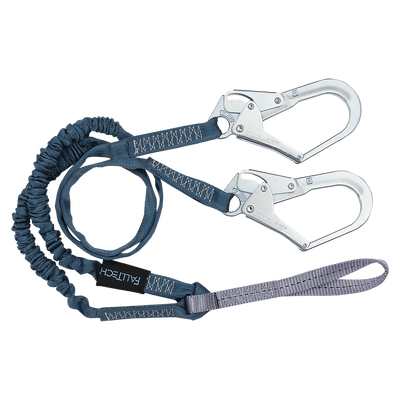 FallTech 8259Y3L 6' Internal Energy Absorbing Lanyard, Double-leg with Choke-loop