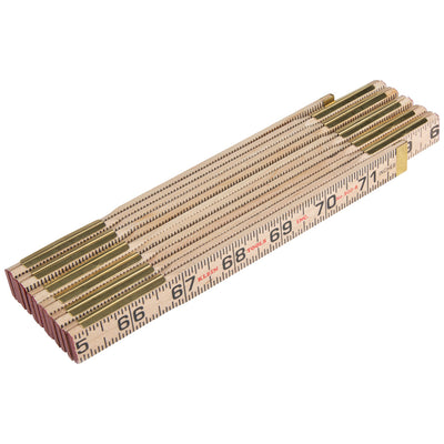 Klein 900-6 Wood Folding Rule - Inside Reading
