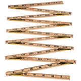 Klein 900-6 Wood Folding Rule - Inside Reading