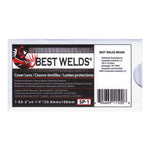 Best Welds SP-1 Cover Lens, Scratch/Static Resistant, 4-1/4 in x 2 in, 70% CR-39 Plastic