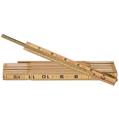 Klein 905-6 Wood Folding Rule with Extension