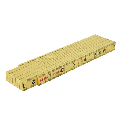 Klein 911-6 Fiberglass Folding Rule - Outside Reading 6'