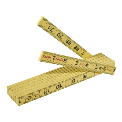 Klein 911-6 Fiberglass Folding Rule - Outside Reading 6'
