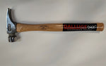 Dalluge Hammer 2520 21 Oz Stainless Steel Smooth Face Straight Hickory Wood Handle.