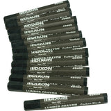 Dixon 494 Lumber Crayons- Black Color 12 Pcs.