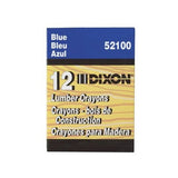 Dixon 521 Lumber Crayons- Blue Color 12 Pcs.