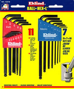 EKLIND 13218 18PC Ball-Hex L Key Set