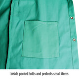 REVCO BLACK STALLION F9-30C TruGuard™ 200 FR Cotton Welding Jacket Green