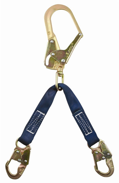 FALLTECH 8250W 23" Premium Rebar Positioning Assembly with Jacketed Web and Steel Swivel Rebar Hook