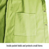 Black Stallion Revco L9-30C TruGuard™ 200 FR Cotton Welding Jacket, Safety Lime