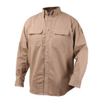 Black Stallion FS7-KHK Flame-Resistant Cotton Work Shirt