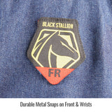Black Stallion Revco FS8-DNM Flame-Resistant Denim Work Shirt