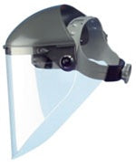 Fibre-metal faceshields