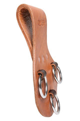 Graber Harness 0022Rus Leather Spud Wrench Holder with 3 Metal Rings