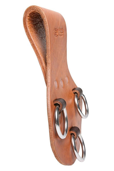 Graber Harness 0022Rus Leather Spud Wrench Holder with 3 Metal Rings
