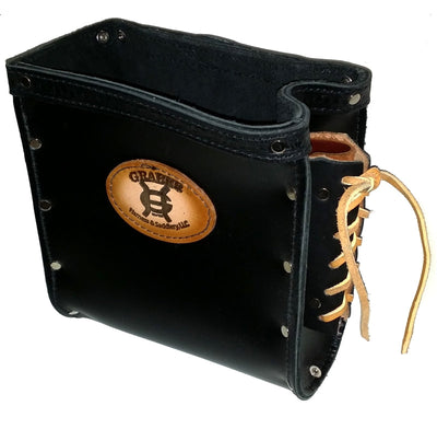 Graber Harness 04-0077-BK Leather Bolt Bag. Made in U.S.A.
